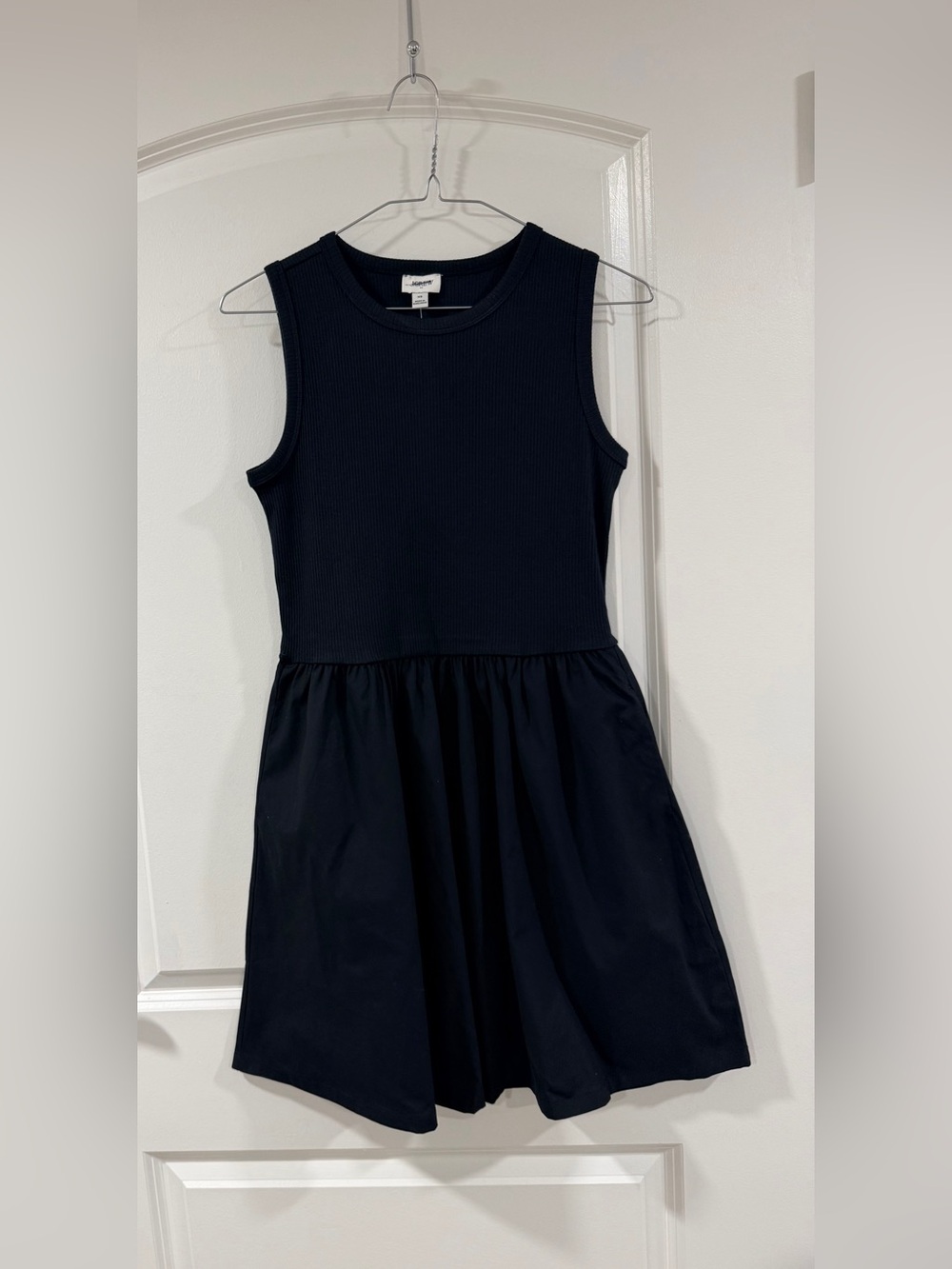 J.Crew Rib Knit Sleeveless Mini Dress Black XS NWT - Picture 3 of 10